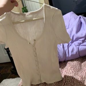 Large white button up SO